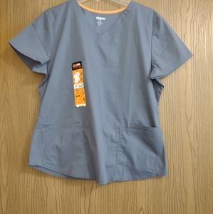 NWT ScrubStar Gray Top